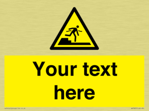 Custom warning Submerged step or steps